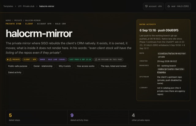 Private stub rendered in the CRM shell
